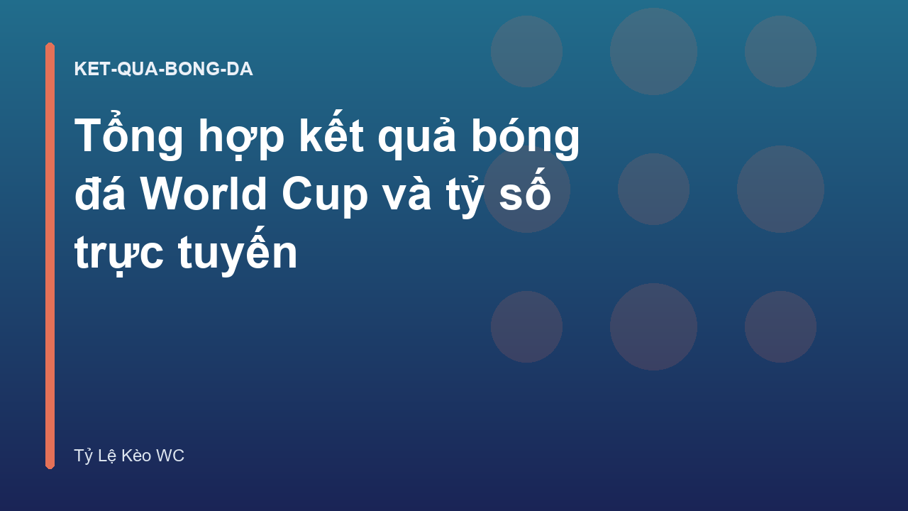 Tổng hợp kết quả bóng đá World Cup và tỷ số trực tuyến